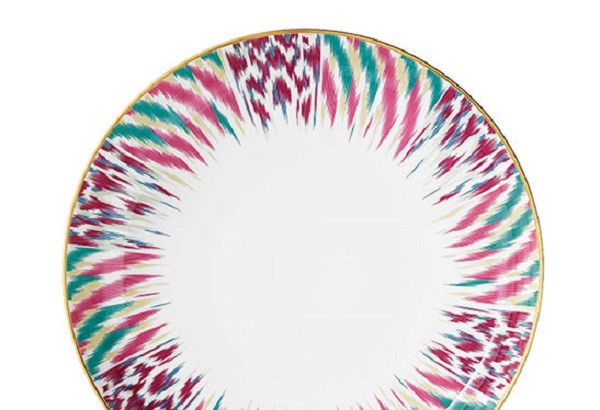 Ikat-inspired Tableware from Hermes