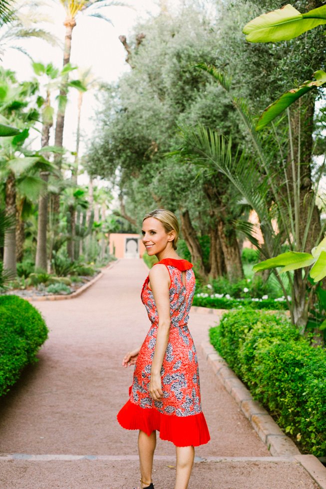 In Morocco. Image courtesy of Tory Burch.