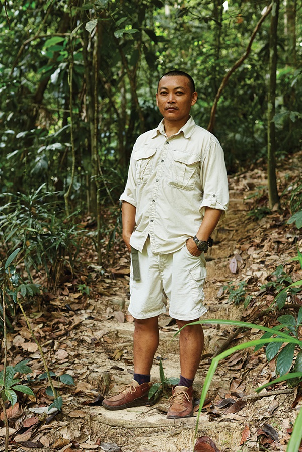 Resident naturalist Justin Juhun.