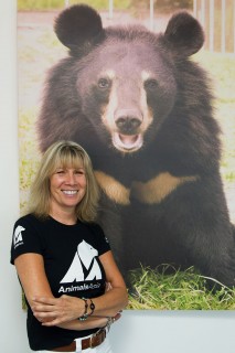 Jill Robinson at Animals Asia's Hong Kong Office