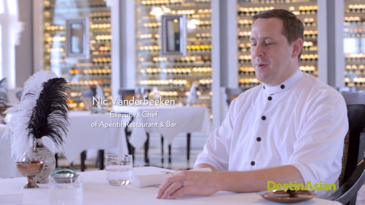 Aperitif Restaurant, Chef Nick Vanderbeeken
