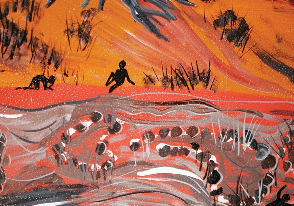 Barwon River's Aboriginal Fish Traps Mural