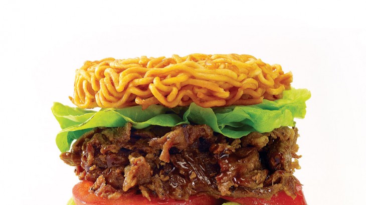Bulgogi-beef Version Ramen Burger