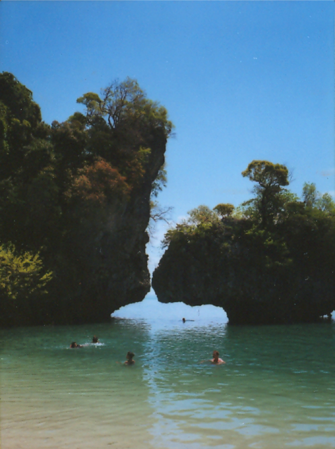 Thailand travel: In Phang-nga Bay, a cove near Koh Lading.