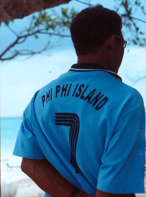 Thailand travel: Phang-nga Bay lifeguard on Phi Phi Don