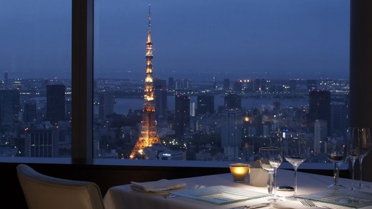 Tokyo hotels: city-view dining at the Ritz-Carlton Tokyo
