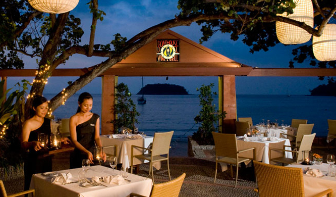 Wine & Grill restaurant at the Phuket resort Boathouse.